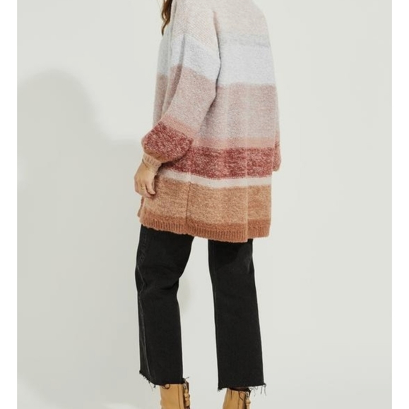 Gentle Fawn Amelia Cardigan in Multi Stripe - Picture 4 of 13